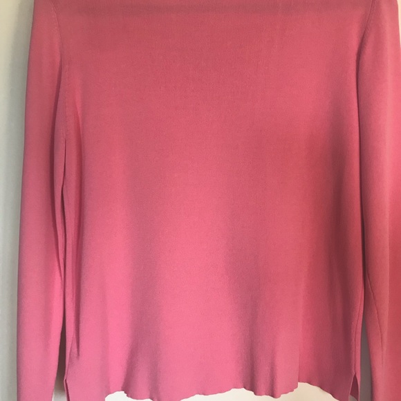 J.A.C. 2 Piece Sweater Set, pink, button cardigan, square neck sleeveless shell - Picture 3 of 13